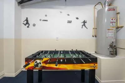 Foosball Table in garage