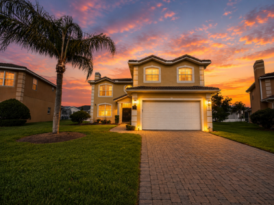 Front of villa near Disney.
