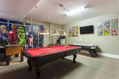The whole family will love playing all day in the fun game room