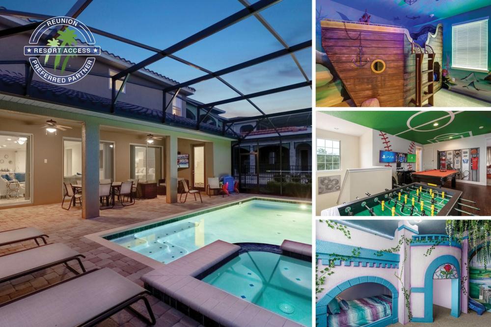 Welcome to Serenity Palms, a 9 bed villa with conservation view, games rooms, and beautiful furnishings | Photos updated: August 2022