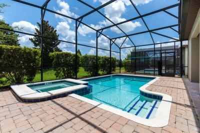 Unwind in your own personal pool and spa
