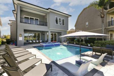 Kids can splash about in the pool and play their favorite pool games