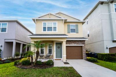 front of rental near Disney
