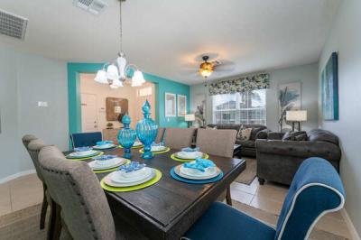Dining table seating for 8