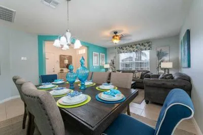 Dining table seating for 8