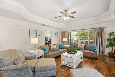 Gather in the spacious living room, designed with comfort in mind and ideal for entertaining guests or enjoying family time