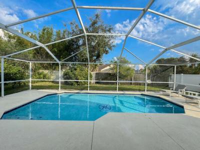 South East facing private pool.