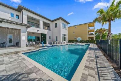 Spend days lounging in the sun by your large private pool